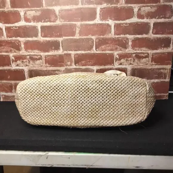 JOICO Straw Tote Bag Beach Market Shoulder Bag Joi of Healthy Hair - Picture 3 of 8